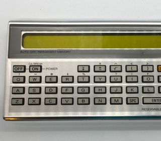 Pocket computer TRS - 80 Radio Shack cat.  no.  26 - 3501 7” X 2.  75” with black case 4