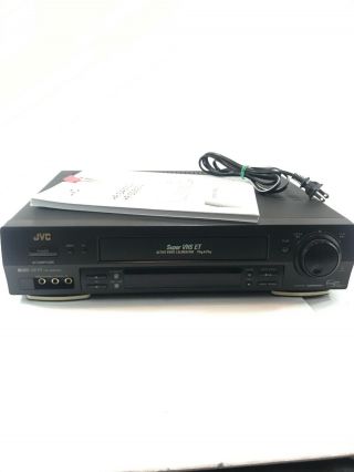 Jvc Hr - S3600u Vcr Video Cassette Recorder Vhs Svhs S - Vhs -