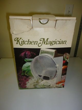 1970 Vintage Kitchen Magician Food Slicer