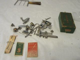 Vintage Singer Sewing Machine Attachments Accessorys