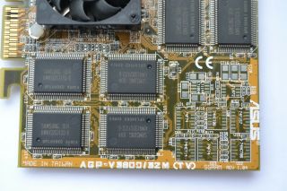 ASUS AGP - V3800/32M nVidia RIVA TNT2 PRO 32MB AGP4X Video Graphics Card 4