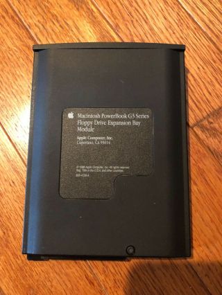 Macintosh Powerbook G3; 3 swappable drives: ZIP,  floppy,  CD; purchased in 1998 4