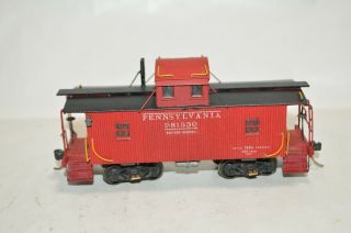 Ho Scale Vintage Wood Pennsylvania Rr Center Cupola Caboose Car Train