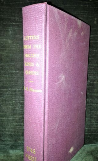 Letters From The English To Gov.  Of Connecticut From 1635 - 1749 Rr Hinman 1836