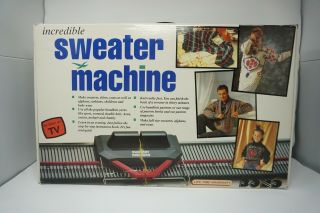 Vintage Bond Incredible Sweater Machine Knitting 1997 - As Seen On Tv -