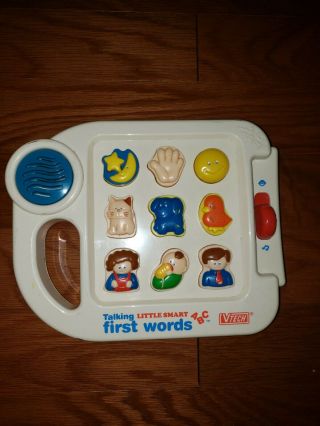 Vintage Vtech Talking Little Smart First Words Music Electronic Toy 1990s 90s