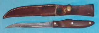 Vintage Cutco 62 Fishing Knife & Sheath