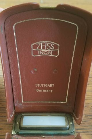 Vintage Zeiss Ikon Ikophot Selenium German Light Meter with Case 2
