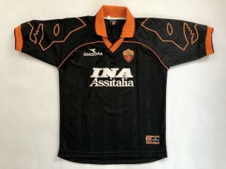 Vintage As Roma 3rd 1999 Football Shirt Maglia Calico Camiseta