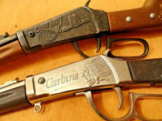 vintage toy cap guns VINTAGE BOYS CAP GUN RIFLES COWBOY CAP GUNS 4