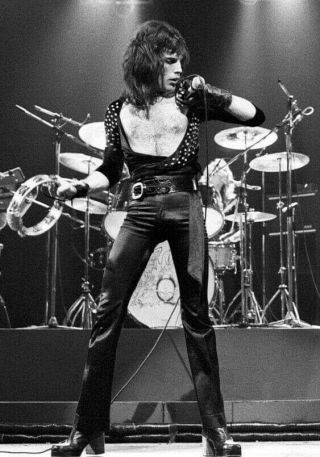 Freddie Mercury Queen Vintage Long Hair Sexy Concert 8x11 Photo Reprint Rp