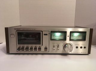 Vintage Sony Tc - K2a Stereo Cassette Deck Tape Tapecorder Player -