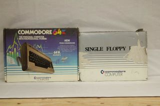 Commodore 64 In Orig Box,  1541 Disk Drive Please Read