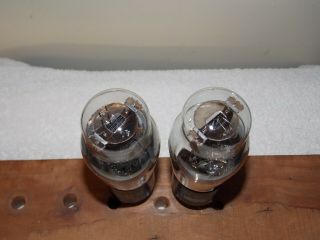 National Union Type 45 vacuum tubes matched and guaranteed 3