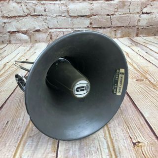 Loud Speaker Pa Vintage University Sound Altec Model 1b - A8 With Mount
