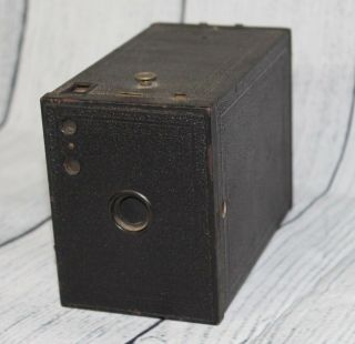 Vintage 1916 - 1925 Kodak No.  2 Brownie Model F Box Camera Black