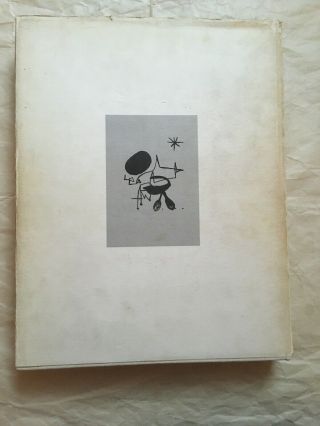 Joan Miro Lithographies Volume 1 Hardcover 1972 11 Lithographs,  DJ 5