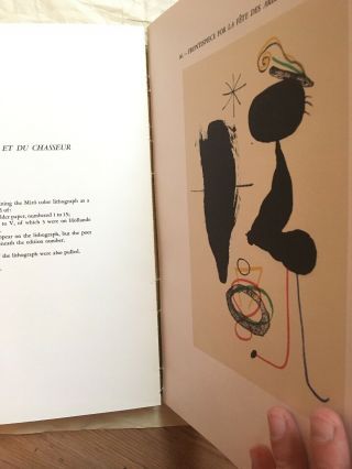 Joan Miro Lithographies Volume 1 Hardcover 1972 11 Lithographs,  DJ 8