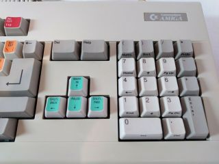 Commodore Amiga Custom Colored Keyboard Model KKQ - E94YC SN MT - 9007G 4