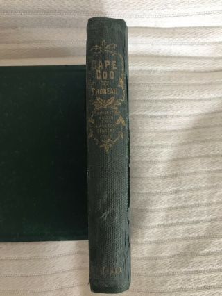 Cape Cod By Henry David Thoreau First Edition