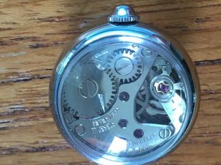 Vintage Bucherer Silver Swiss Pendant Orb Skeleton Ball Watch 3