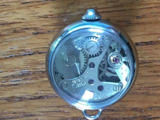 Vintage Bucherer Silver Swiss Pendant Orb Skeleton Ball Watch 4