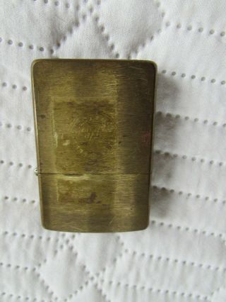 Vintage Zippo.  Marlboro Country Store.  Solid Brass Cowboy Lighter. 3