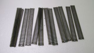 Vintage Various 12 Piece Train Straight Track Ho Gauge Scale Tr1576
