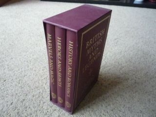 Folio Society - British Myths And Legends (complete 3 Volume Set)