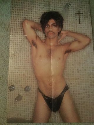 Vintage Prince Poster Controversy Lp Hard - To - Find
