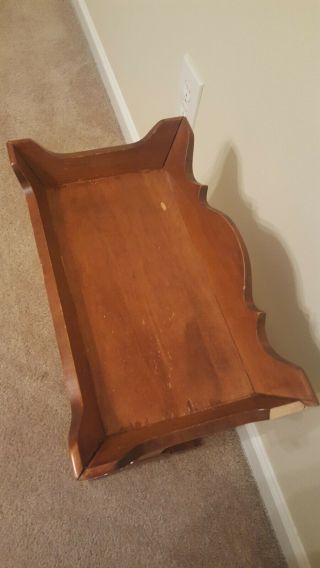 Vintage Tell City Chair Co.  Small Side Table w Tray Bedside Table Andover 3