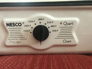 Vintage Nesco American Harvest 4 Quart Roaster Oven Silver Model 4804 2