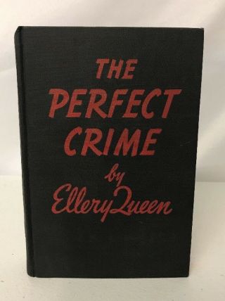 The Perfect Crime 1942 Hardcover Ellery Queen Very Euc