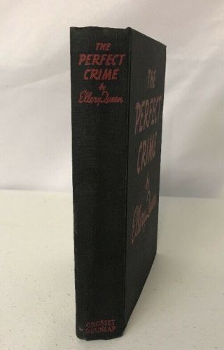 THE PERFECT CRIME 1942 Hardcover Ellery Queen Very EUC 2