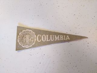 Columbia University York City Vintage Mini Pennant