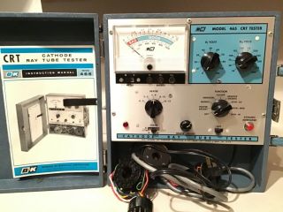 Vintage B & K Cathode Ray Tube (crt) Model 465 Tube Tester &