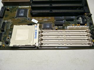 Vintage PC/AT Motherboard ISA - 486SV2B REV.  6.  2 VESA VLB 486DX,  486DX2,  OverDrive 4