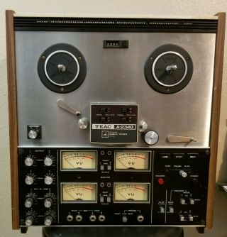 Teac A - 2340 Reel Tape Deck Player 4 Track Stereo Recorder 70 