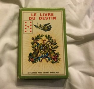 Vintage Grimaud The Book Of Destiny Le Livre Du Destin Tarot Cards & Instruction