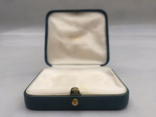 Vintage Tiffany & Co.  Blue Leather Jewelry Presentation Box