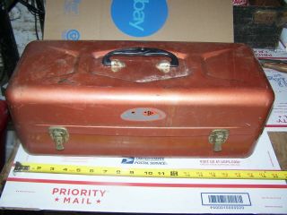 Vintage Sears & Roebuck Metal Tackle Box 3 Tray