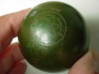 Vintage Wham - O Ball 1965 Dark Green 1266 Superball