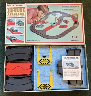 1965 Ideal Motorific Torture Track Accessory Set Vintage