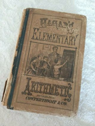 Antique School Book Hagar 