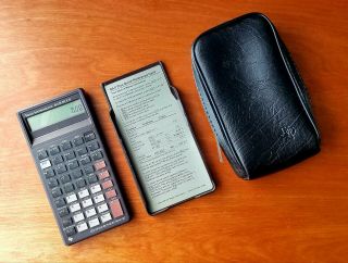 Texas Instruments Baii Plus Business Calculator & Vintage Texas Instruments Case
