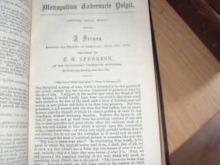 1896 - THE METROPOLITAN TABERNACLE PULPIT - SERMONS by C H SPURGEON - LEATHER 2