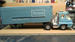 Vintage Ertl Sears Roebuck And Co.  Truck & Trailer Pressed Steel