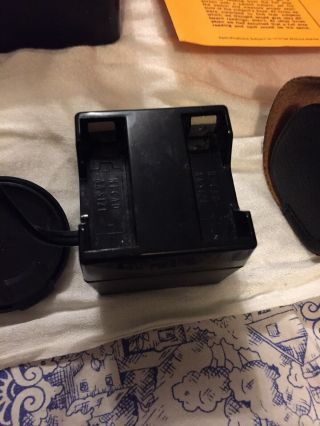 Vintage Mamiya/Sekor 1000 DTL 35mm Camera w/Honeywell Flash,  Case,  Accessories 4