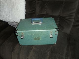 Vintage Double Sided Heavy Duty 45 Rpm Record & Accessory Case W/45 
