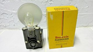 Vintage 1940s Kodak Brownie Flash Six 20 Camera W/ Flash &original Bulb & Box